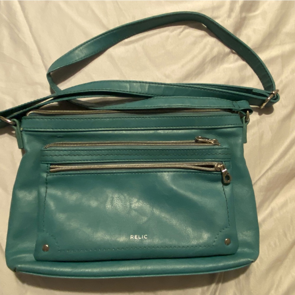Relic Aqua Crossbody Bag